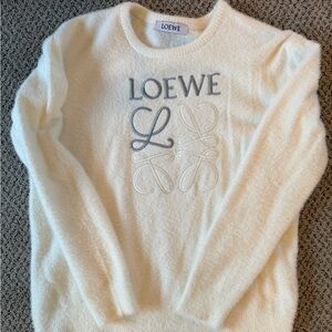 Loewe Off-White Knit with Gray Logo
